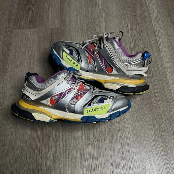 Balenciaga Multicolor Track Sneakers size 42 - Picture 4 of 5